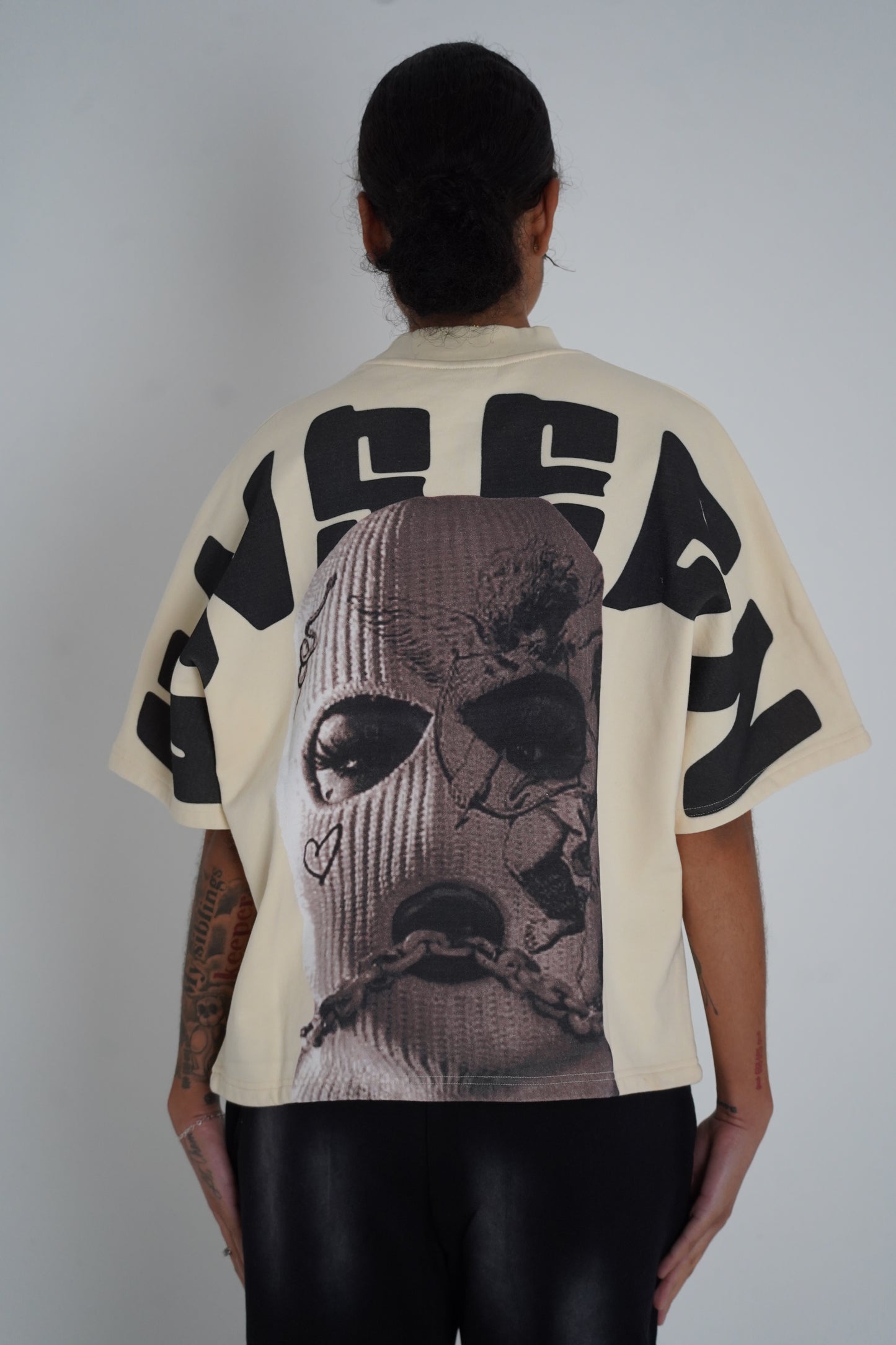 Cream Seamless Tee