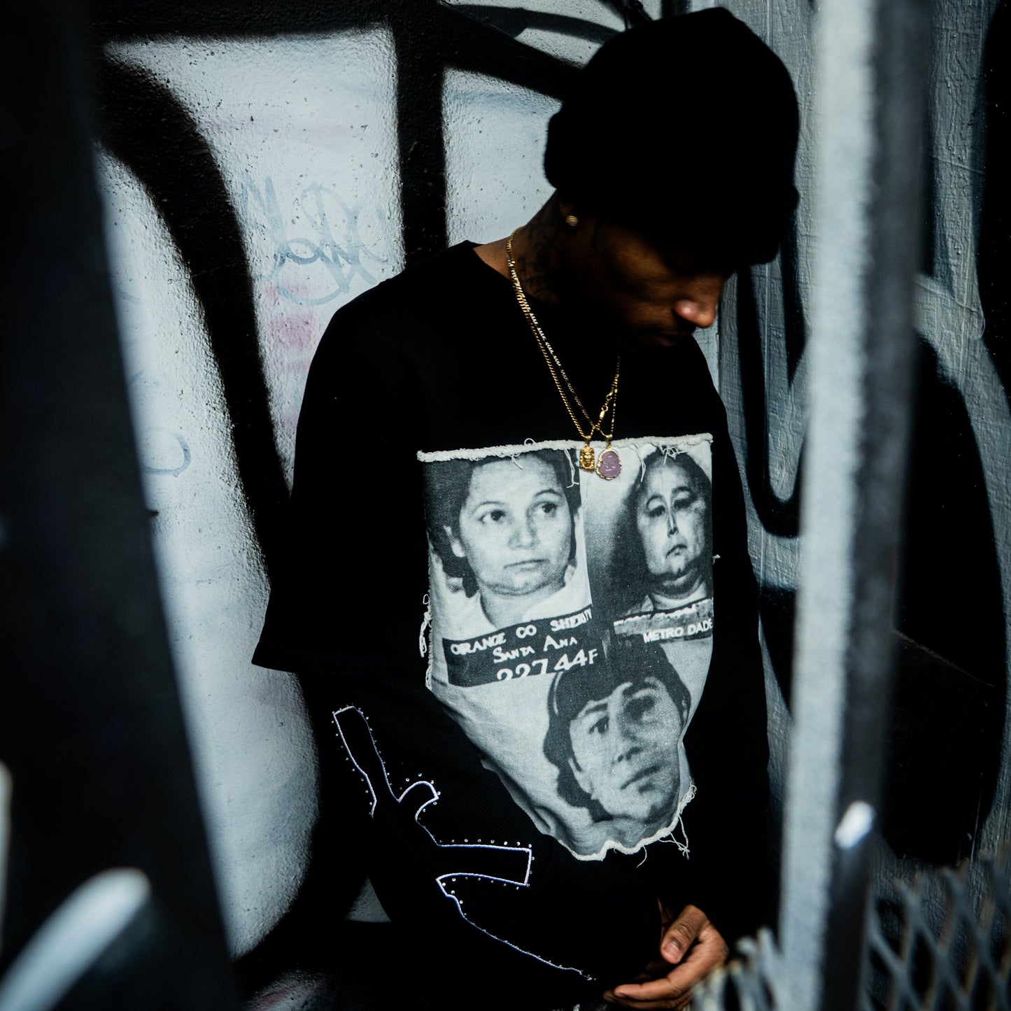 Griselda's Mugshots - Double Layered Tee shirt